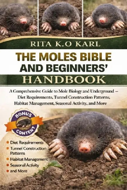 The Moles Bible and Beginners' Handbook: A Comprehensive Guide to Mole Biology and Underground Behavior - Diet Requirements, Tunnel Construction Patte by Rita K. O. Karl