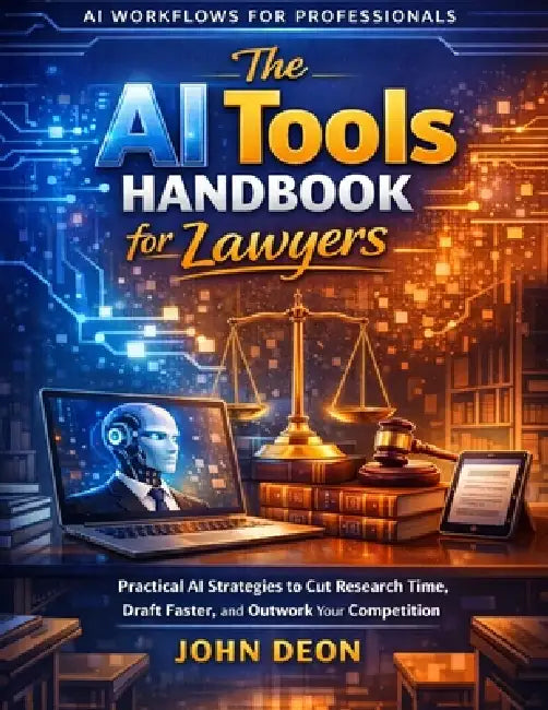 The AI Tools Handbook for Lawyers: Practical AI Strategies to Cut Research Time, Draft Faster, and Outwork Your Competition by John Deon