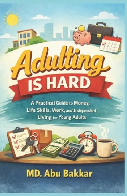 Adulting Is Hard: A Practical Guide to Money, Life Skills, Work, and Independent Living for Young Adults by MD Abu Bakkar