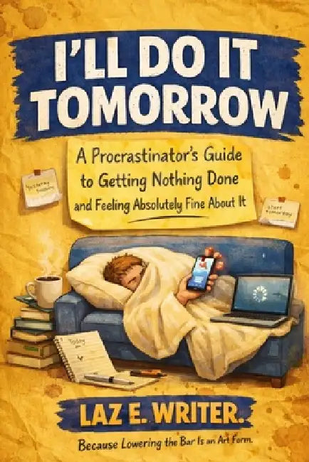 I'll Do It Tomorrow: A Procrastinator's Guide to Getting Nothing Done and Feeling Absolutely Fine About It by Laz E. Writer