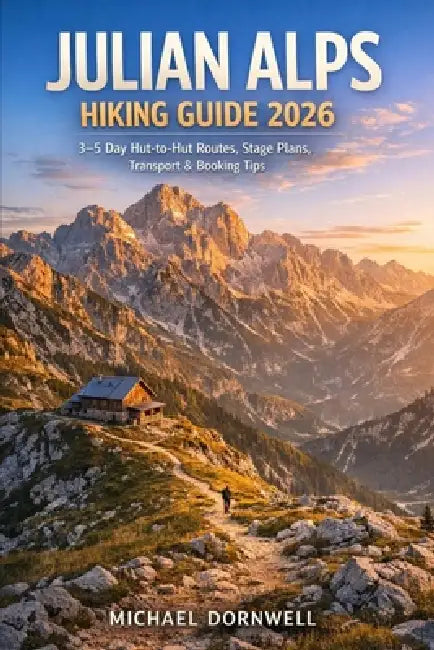 Julian Alps Hiking Guide 2026: 3-5 Day Hut-to-Hut Routes, Stage Plans, Transport & Booking Tips by Michael Dornwell