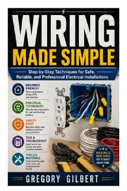 Wiring Made Simple: Step-by-Step Techniques for Safe, Reliable, and Professional Electrical Installations by Gregory Gilbert