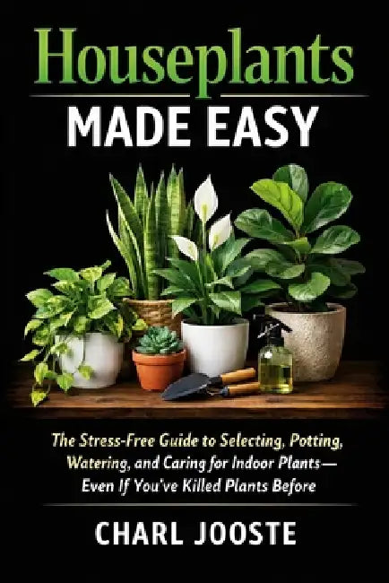 Houseplants Made Easy: The Stress-Free Guide to Selecting, Potting, and Caring for Indoor Plants by Charl Jooste