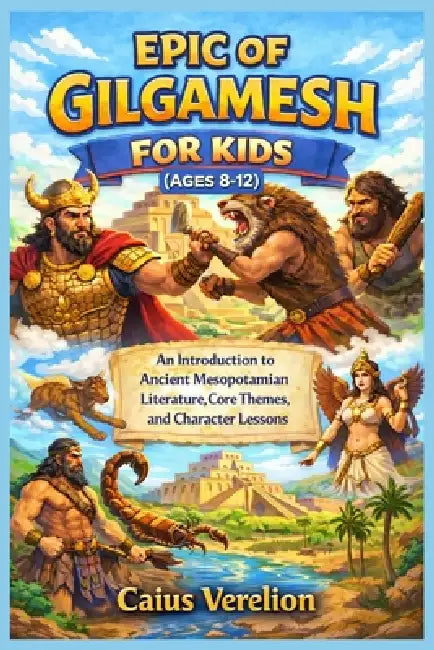Epic of Gilgamesh for Kids (Ages 8-12): An Introduction to Ancient Mesopotamian Literature, Core Themes, and Character Lessons by Caius Verelion
