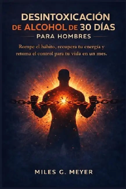 Desintoxicación de alcohol de 30 días para hombres: Rompe el hábito, recupera tu energía y retoma el control para tu vida en un mes. by Miles G. Meyer