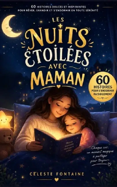 Les Nuits Étoilées avec Maman: 60 histoires pour s'endormir paisiblement, créer un rituel du soir et renforcer le lien parent-enfant by Céleste Fontaine