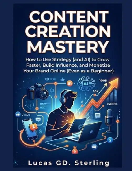 Content Creation Mastery: How to Use Strategy (and AI) to Grow Faster, and Monetize Your Brand Online (Even as a Beginner) by Lucas Gd Sterling