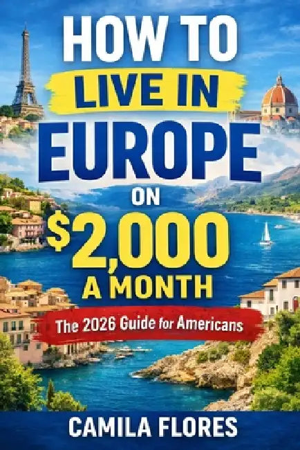 How To Live in Europe on $2,000 a Month: The 2026 Guide for Americans: A Practical Guide to Affordable Living, Visas, Housing, and Real Costs Across E by Camila Flores