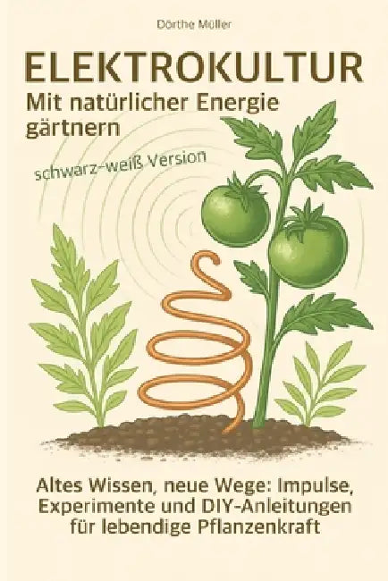 Elektrokultur - Mit natürlicher Energie gärtnern: Altes Wissen, neue Wege: Impulse, Experimente und DIY-Anleitungen für lebendige Pflanzenkraft - schw by Dörthe Müller