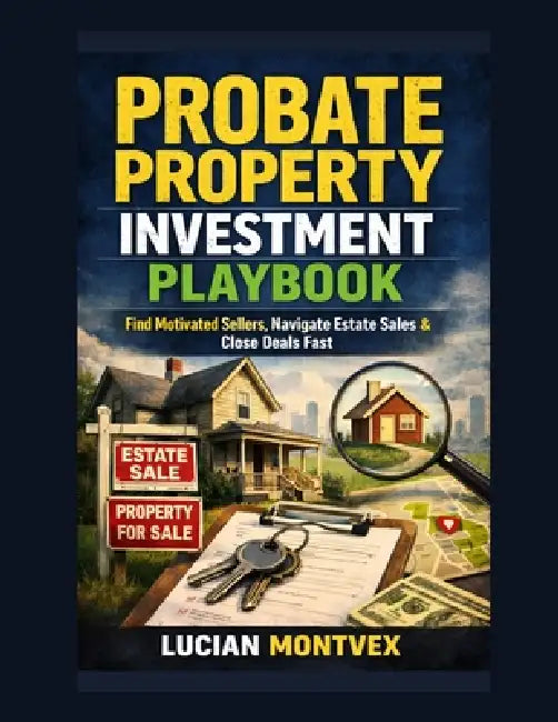 Probate Property Investment Playbook: Find Motivated Sellers, Navigate Estate Sales & Close Deals Fast by Lucian Montvex