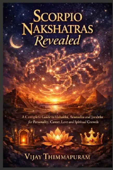Scorpio Nakshatras Revealed: A Complete Guide to Vishakha, Anuradha and Jyeshtha for Personality, Career, Love and Spiritual Growth by Vijay Thimmapuram