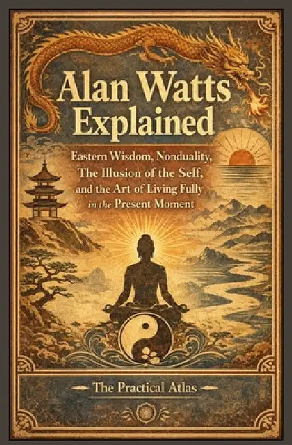 Alan Watts Explained: Eastern Wisdom, Nonduality, The Illusion of the Self, and the Art of Living Fully in the Present Moment by The Practical Atlas