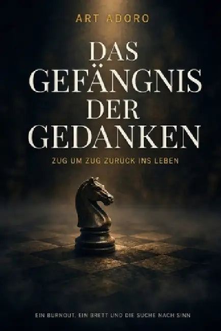50+ Gefängnis der Gedanken: Ein Schachroman über Burnout und den Weg zurück: Für Leser, die funktionieren - und nicht mehr wissen warum by Art Adoro
