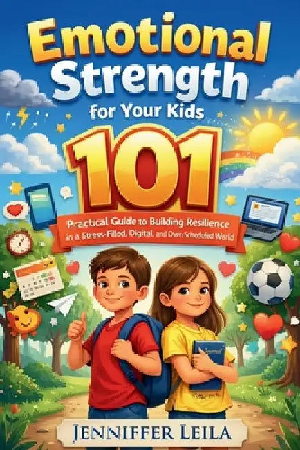 Emotional Strength for Your Kids: 101 Practical Guide to Building Resilience in a Stress-Filled, Digital, and Over-Scheduled World by Jennifer Leila