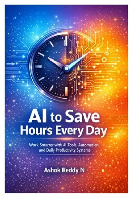 AI to Save Hours Every Day: Work Smarter with AI Tools, Automation, and Daily Productivity Systems by Ashok Reddy Nemilidinne