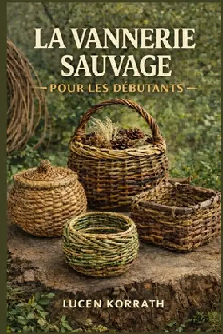 La Vannerie Sauvage Pour Les Débutants: Apprenez à ramasser, préparer et tresser des paniers avec du saule, des lianes, de l'écorce, des racines et de by Lucen Korrath