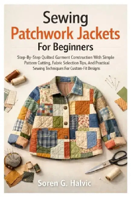 Sewing Patchwork Jackets For Beginners: Step-By-Step Quilted Garment Construction With Simple Pattern Cutting, Fabric Selection Tips, And Practical Se by Soren G. Halvic