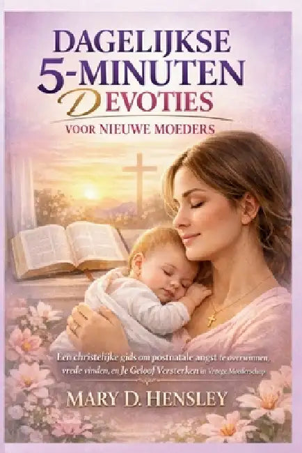 Dagelijkse 5-Minuten Devoties Voor Nieuwe Moeders: Een christelijke gids om postnatale angst te overwinnen, vrede vinden, en Je Geloof Versterken in V by Mary D. Hensley