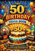 The 50th Birthday Trivia Book: 500 Fun Questions to Celebrate Five Amazing Decades by Liam Calder