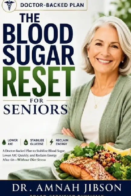 The Blood Sugar Reset for Seniors: A Doctor-Backed Plan to Stabilize Blood Sugar, Lower A1C Quickly, and Reclaim Energy After 60-Without Diet Stress by Amnah Jibson