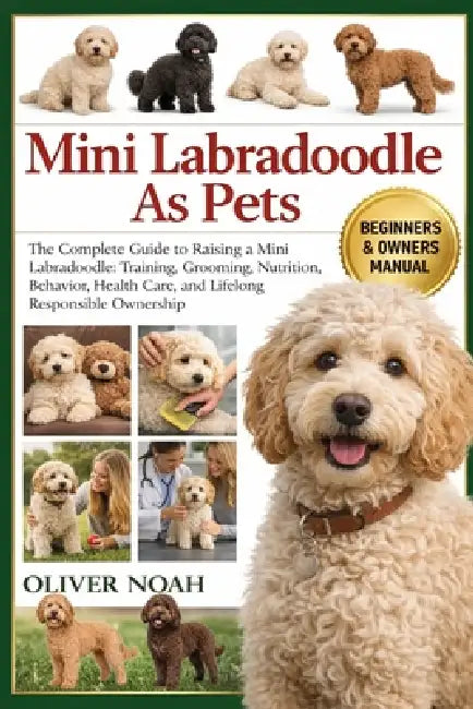 Mini Labradoodle as Pets: The Complete Guide to Raising a Mini Labradoodle: Training, Grooming, Nutrition, Behavior, Health Care, and Lifelong Respons by Oliver Noah