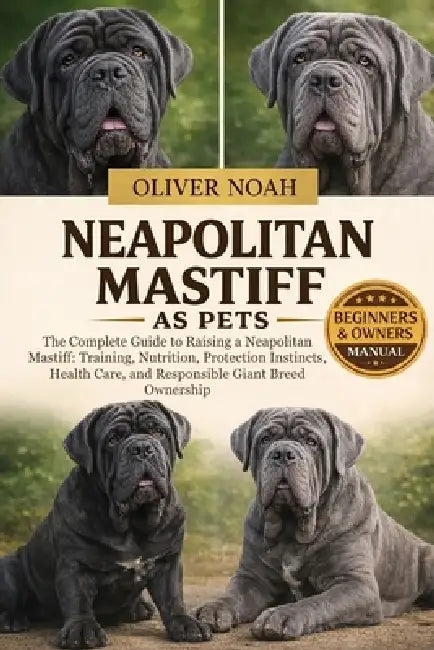 Neapolitan Mastiff as Pets: The Complete Guide to Raising a Neapolitan Mastiff: Training, Nutrition, Protection Instincts, Health Care, and Responsibl by Oliver Noah