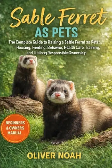 Sable Ferret as Pets: The Complete Guide to Raising a Sable Ferret as Pets: Housing, Feeding, Behavior, Health Care, Training, and Lifelong Responsibl by Oliver Noah