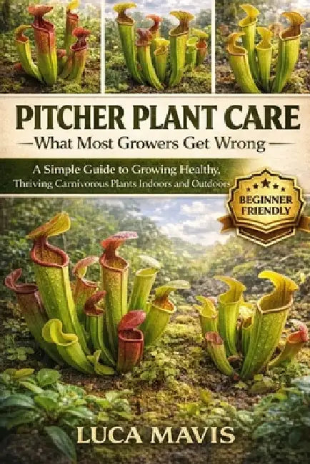 Pitcher Plant Care: What Most Growers Get Wrong: A Simple Guide to Growing Healthy, Thriving Carnivorous Plants Indoors and Outdoors by Luca Mavis