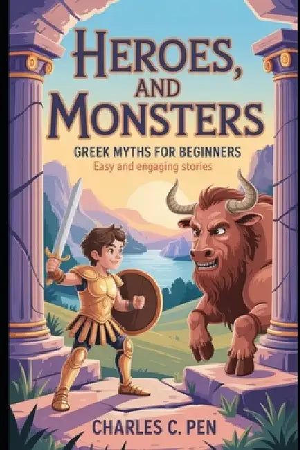 Heroes, and Monsters Greek Myths for Beginners: Easy and Engaging Stories by Charles C. Pen