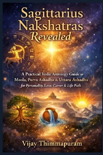 Sagittarius Nakshatras Revealed: A Practical Vedic Astrology Guide to Moola, Purva Ashadha & Uttara Ashadha for Personality, Love, Career & Life Path by Vijay Thimmapuram