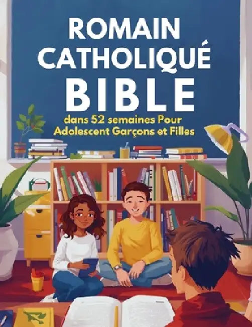 Romain Catholique Bible dans 52 semaines Pour Adolescent Garçons et Filles: Un recueil de méditations inspirantes pour vous aider à surmonter l'anxiét by Dalmace Bousquet