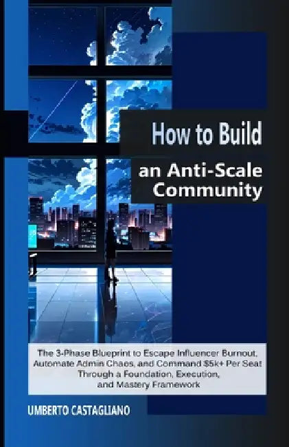 How to Build an Anti-Scale Community: The 3-Phase Blueprint to Escape Influencer Burnout, Automate Admin Chaos, and Command $5k+ Per Seat Through a Fo by Umberto Castagliano