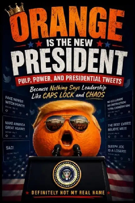 Orange is the New President: Pulp, Power, and Presidential Tweets: A Satirical Look at Modern Politics, Media Chaos, Viral Culture, and the Absurd Rea by Definitely Not My Real Name