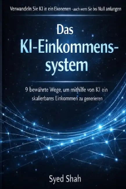 Das KI-Einkommenssystem: 9 bewährte Wege, um mithilfe von KI ein skalierbares Einkommen zu generieren. by Syed Shah