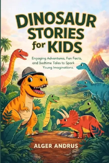 Dinosaur Stories for Kids: Engaging Adventures, Fun Facts, and Bedtime Tales to Spark Young Imaginations by Alger Andrus
