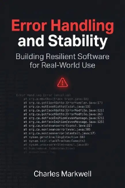 Error Handling and Stability: Building Resilient Software for Real-World Use by Charles Markwell