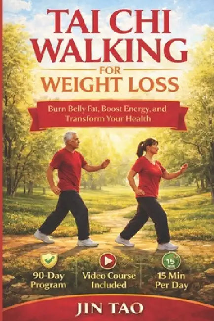 Tai CHI Walking for Weight Loss: A Step-by-Step Guide with 90-Day Program to Burn Belly Fat, Boost Metabolism, Improve Balance, and Build Lasting Stre by Jin Tao