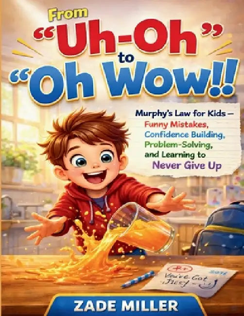 From "Uh-Oh" to "Oh Wow!!: Murphy's Law for Kids - Funny Mistakes, Confidence Building, Problem-Solving, and Learning to Never Give Up by Zade Miller