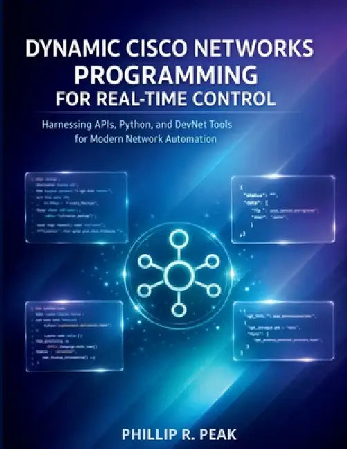 Dynamic Cisco Networks Programming for Real-Time Control: Harnessing APIs, Python, and DevNet Tools for Modern Network Automation by Phillip R. Peak