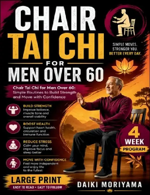 Chair Tai Chi for Men Over 60: Simple Routines to Build Strength and Move with Confidence by Daiki Moriyama
