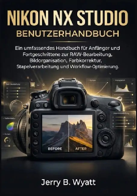 Nikon NX Studio Benutzerhandbuch: Ein umfassendes Handbuch für Anfänger und Fortgeschrittene zur RAW-Bearbeitung, Bildorganisation, Farbkorrektur, Sta by Jerry B. Wyatt