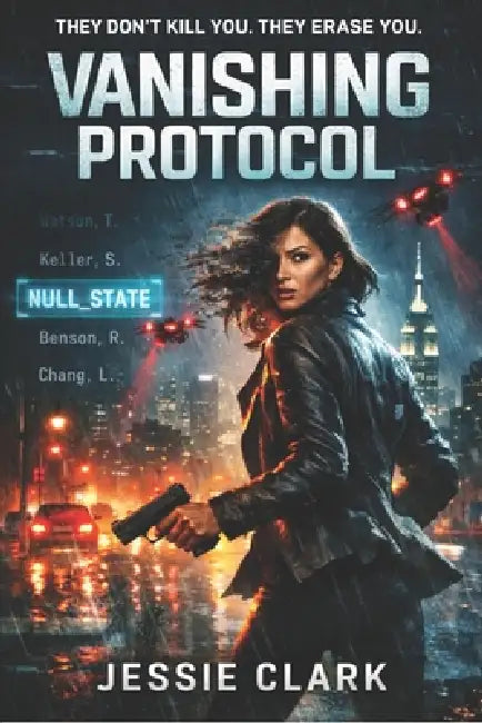 The Vanishing Protocol: She built the system that makes people disappear. Now she has to stop it before it erases everything. by Jessie Clark