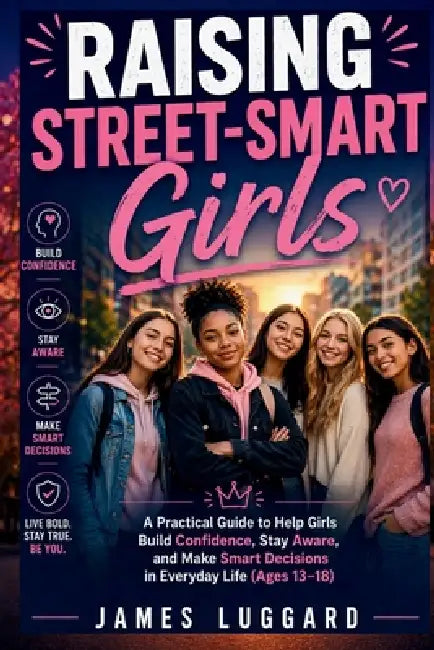 Raising Street-Smart Girls: A Practical Guide to Help Girls Build Confidence, Stay Aware, and Make Smart Decisions in Everyday Life Ages 13 to 18 by James Luggard