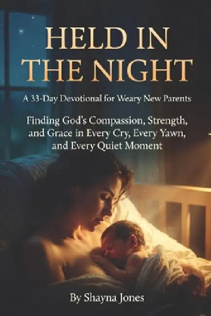 Held in the Night: A 33-Day Devotional for Weary New Parents: Finding God's Compassion, Strength, and Grace in Every Cry, Every Yawn, and Every Quiet by Shayna Jones