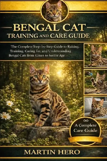 Bengal Cat Training and Care Guide: The Complete Step-by-Step Guide to Raising, Training, Caring for, and Understanding Bengal Cats from Kitten to Sen by Martin Hero