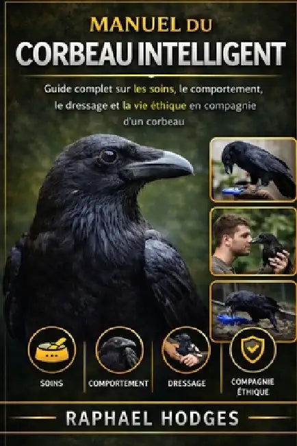 Manuel Du Corbeau Intelligent: Guide complet sur les soins, le comportement, le dressage et la vie éthique en compagnie d'un corbeau by Raphael Hodges