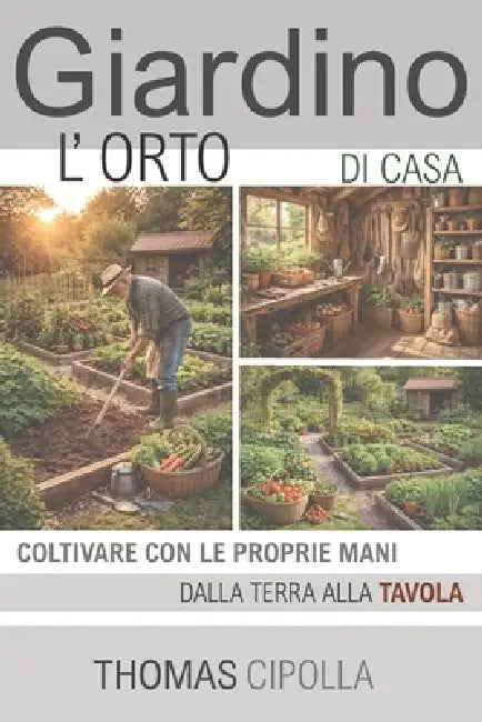 Giardino, l'orto di casa: Coltivare con le prioprie mani, dalla terra alla tavola by Thomas Cipolla