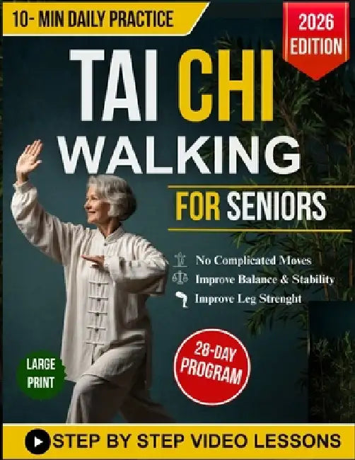 Tai Chi Walking for Seniors: A Gentle, Step-by-Step Guide to Improved Balance, Regain Strength, Feel Younger, and Enhance Mobility 10 Minutes a Day Wi by Nils Eliza
