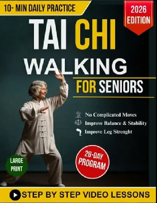 Simplified Tai Chi Walking for Seniors: Your Gentle, Step-by-Step Path to Better Balance, Regain Strength, Feel Younger, and Enhance Mobility 10 Minut by Nils Eliza