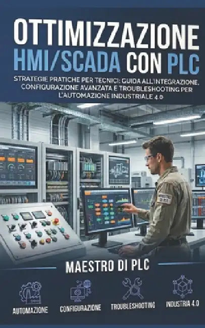Ottimizzazione HMI/SCADA con PLC: Strategie Pratiche per Tecnici: Guida all'Integrazione, Configurazione Avanzata e Troubleshooting per l'Automazione by Maestro Di Plc